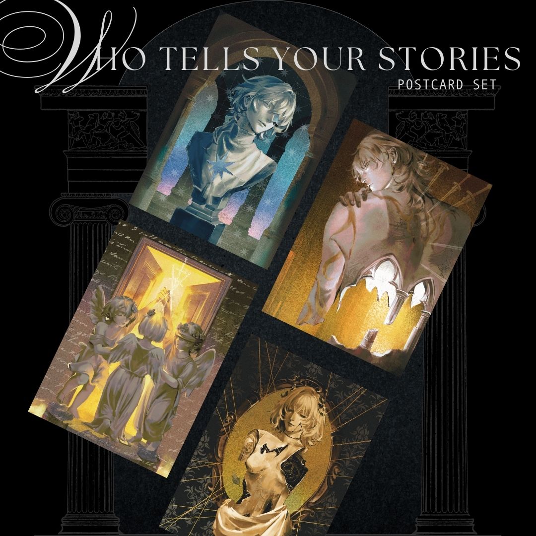 HSR- 'who tells your stories' postcard set