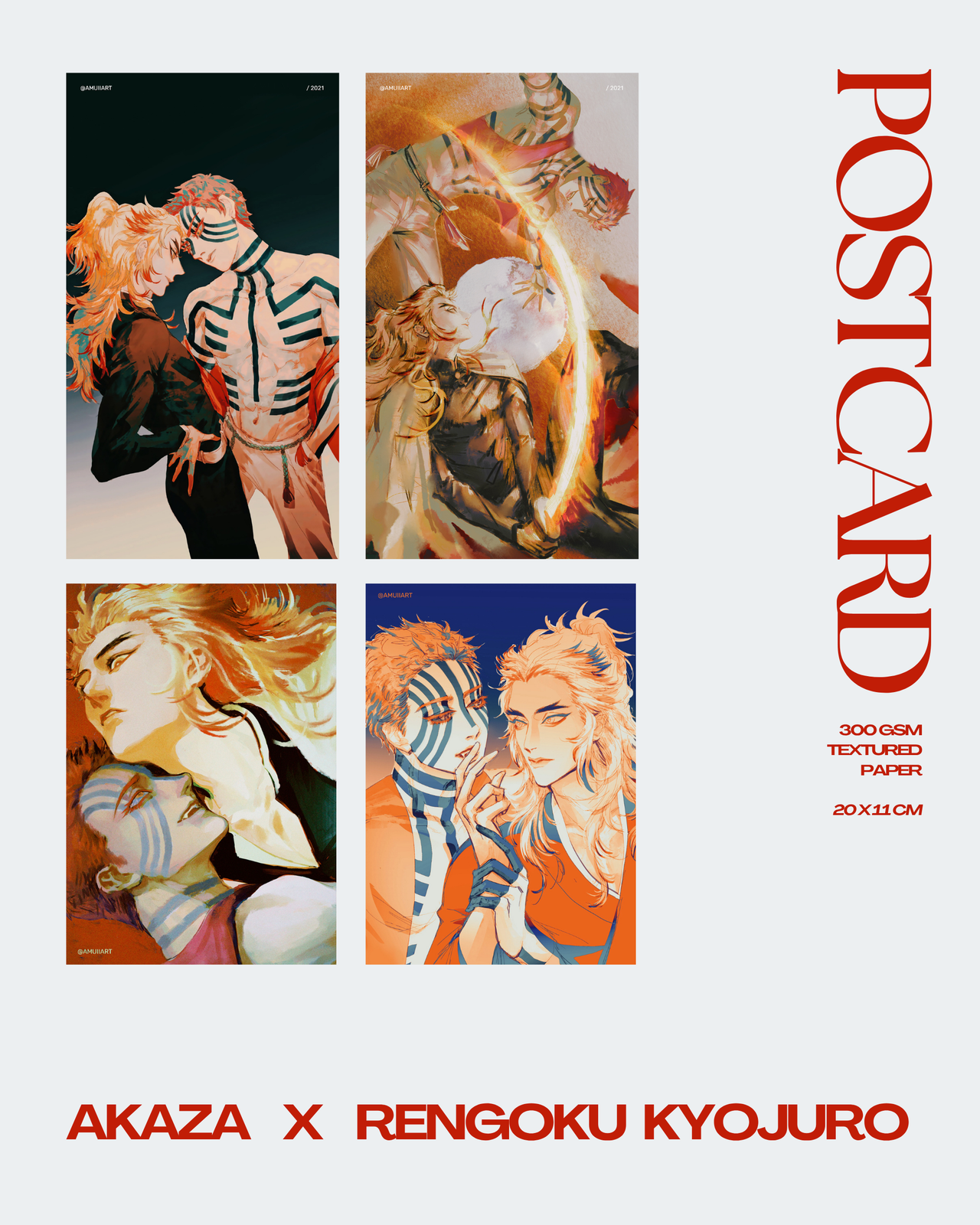 AKAZA x RENGOKU Art Prints