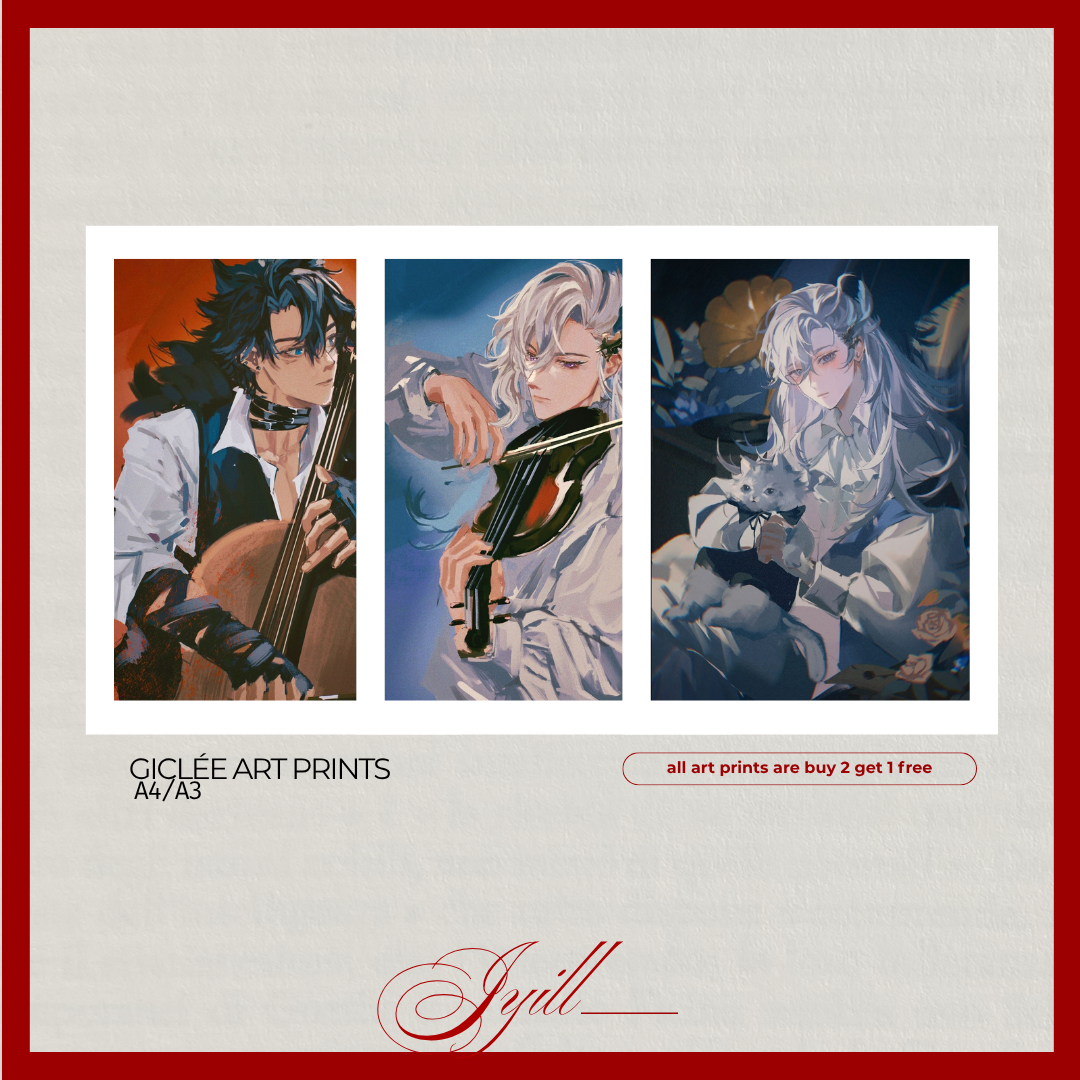 Genshin impact | Neuvillette Art print | 2AM museum