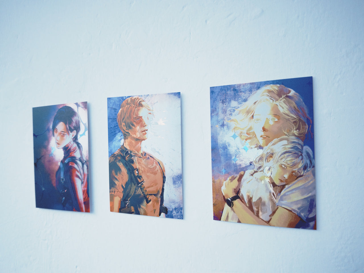 Pre-order/ RE9 /holographic postcard set