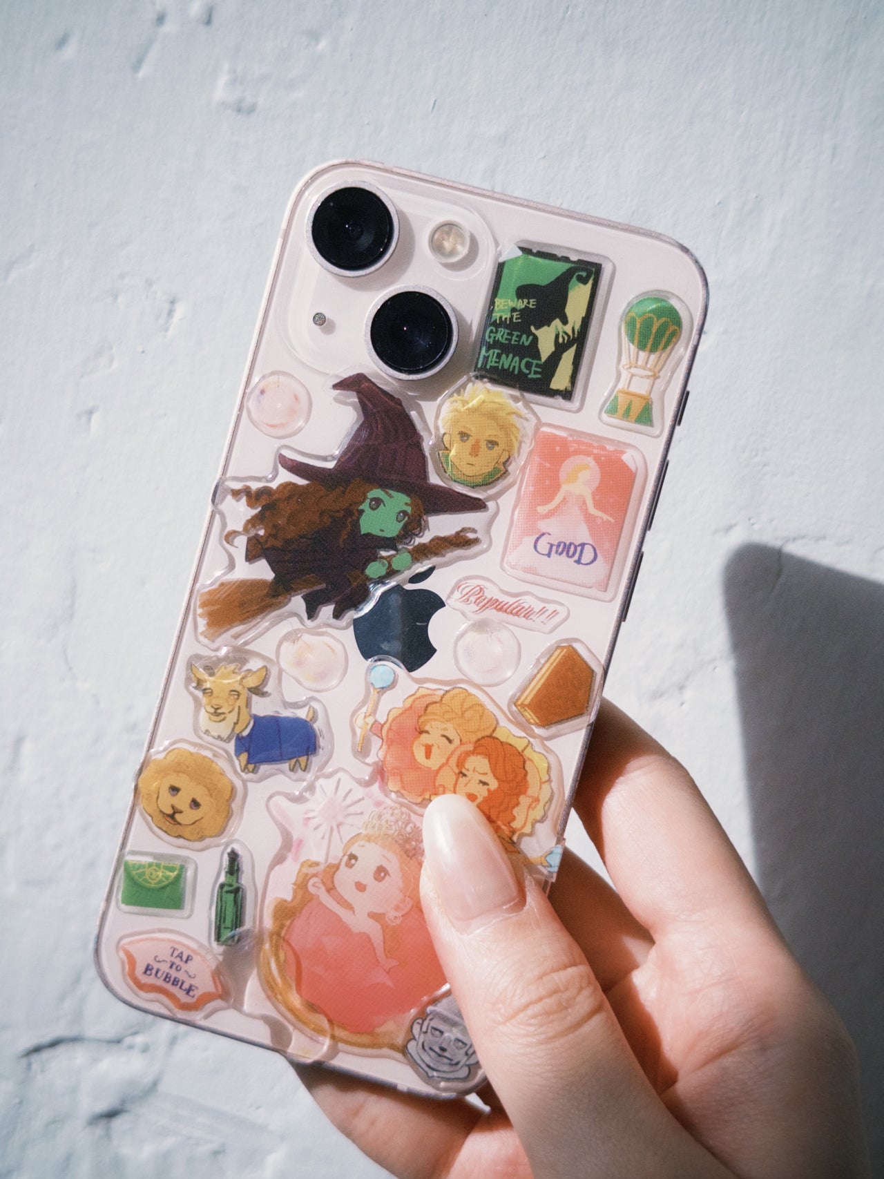 Wicked- domed sticker sheet