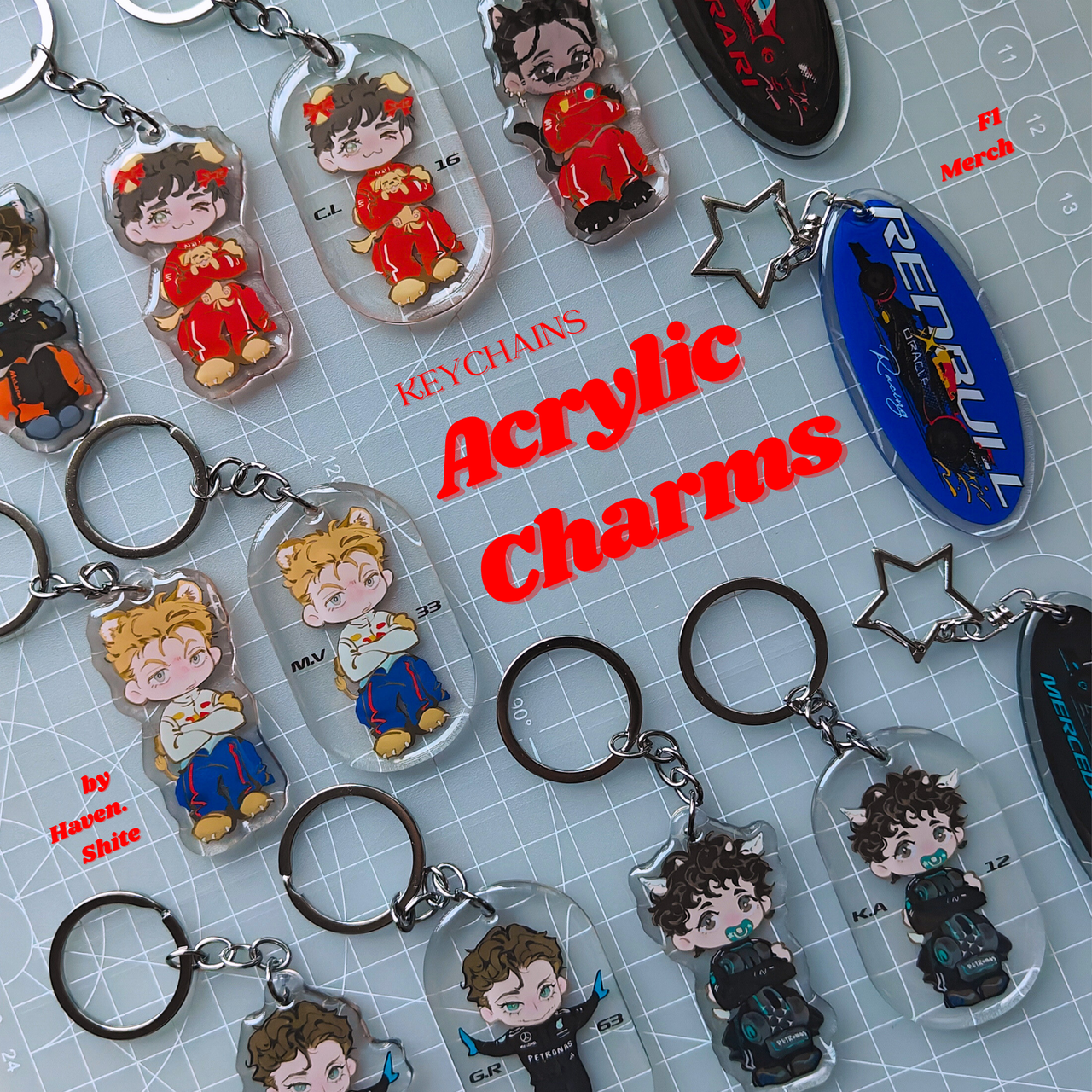 F1 • Acrylic Keychains