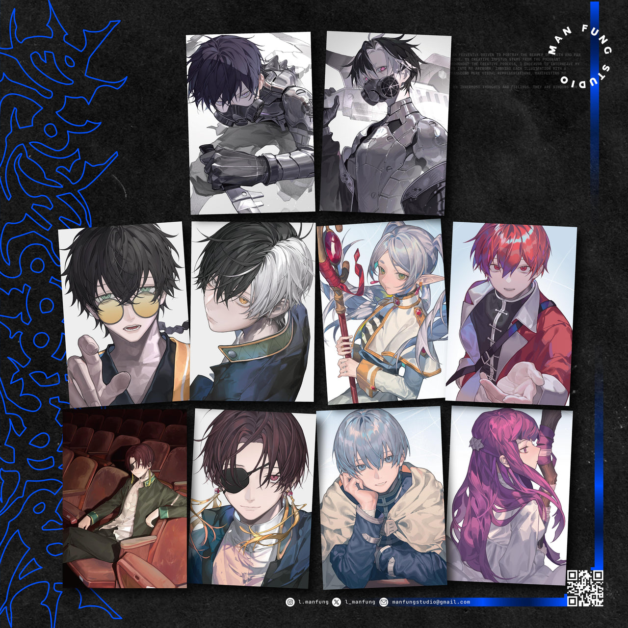 MANFUNG A6 POSTCARD Vol.1