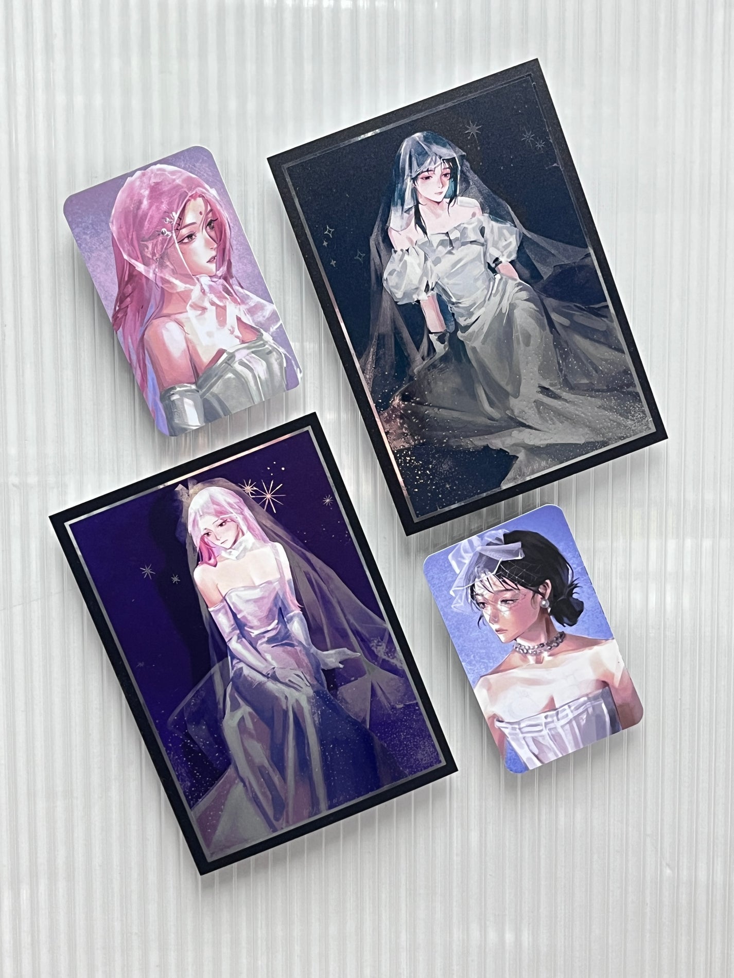 Alien Stage – Mizi &amp; Sua Fan Art Postcard &amp; UV Photocard Set by Jyill