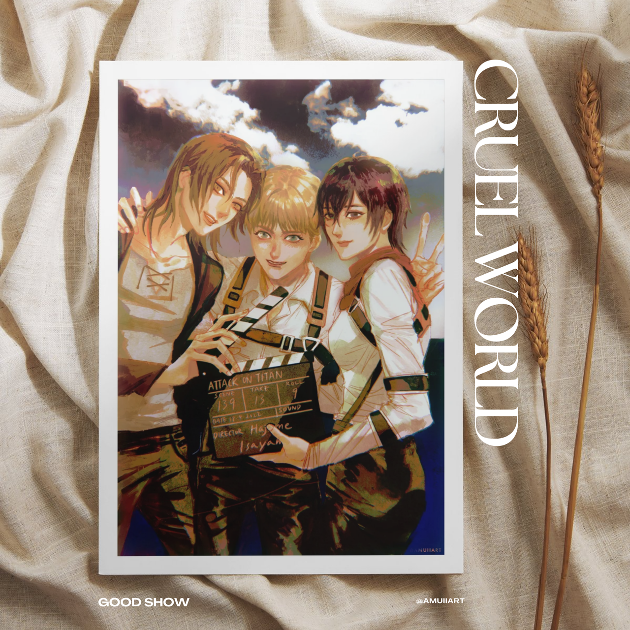Cruel world / AOT Art Prints