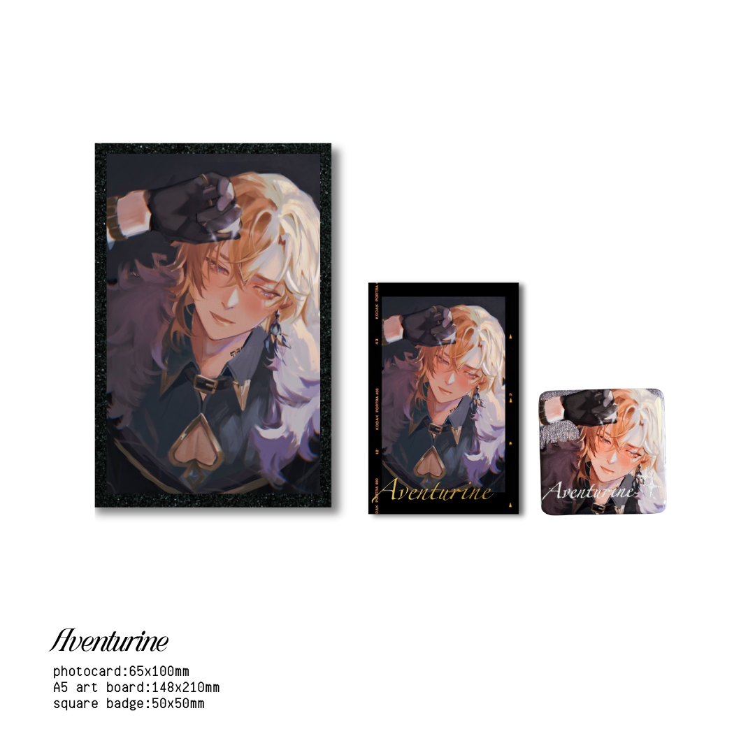 Honkai: Star Rail – Penacony Fan Art Merch (Badge, Photocard, Art Board) by Jyill