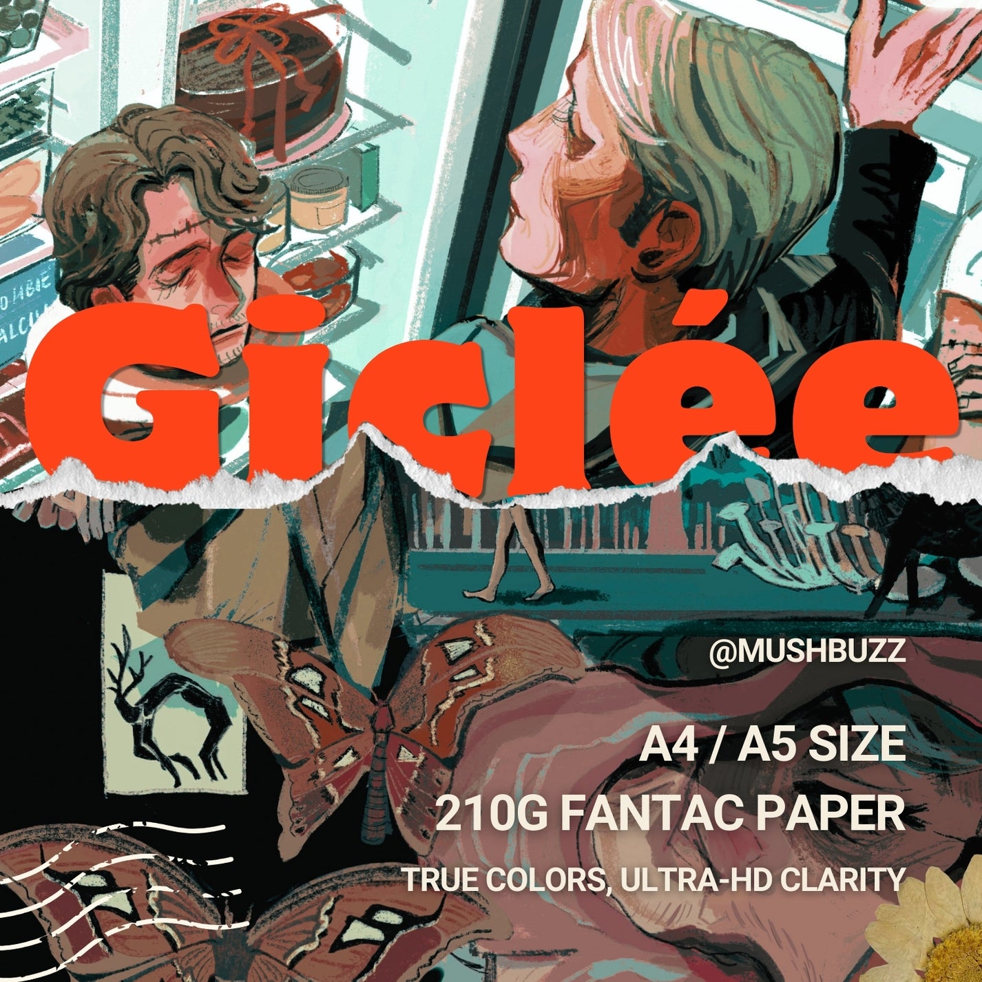 Hannibal Giclée Art Prints – Hannigram Fan Art by Mushbuzz