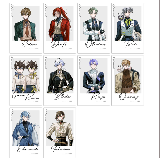 「NUxDE」POLAROID SET【WHITE VER】