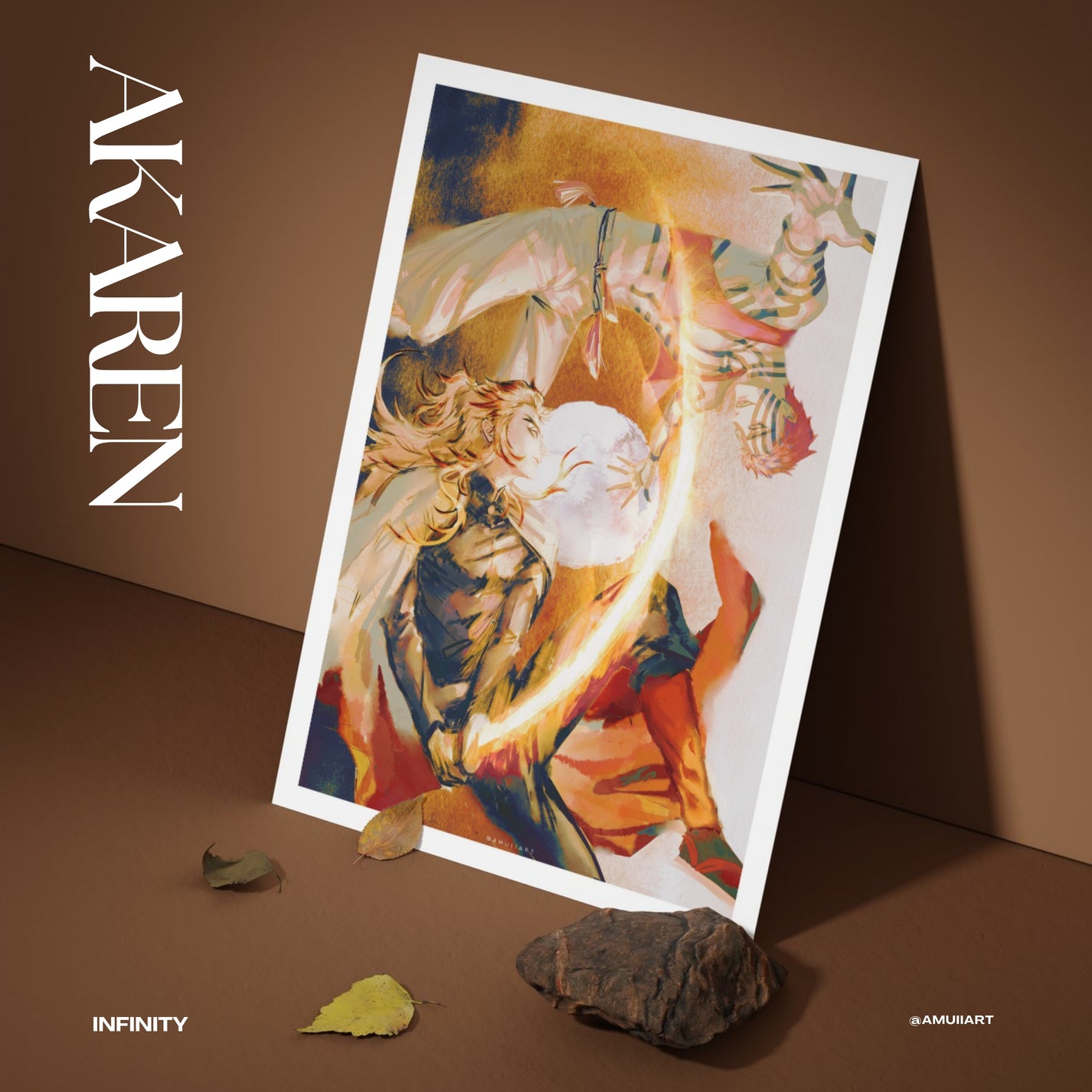 Akaza × Rengoku Art Prints