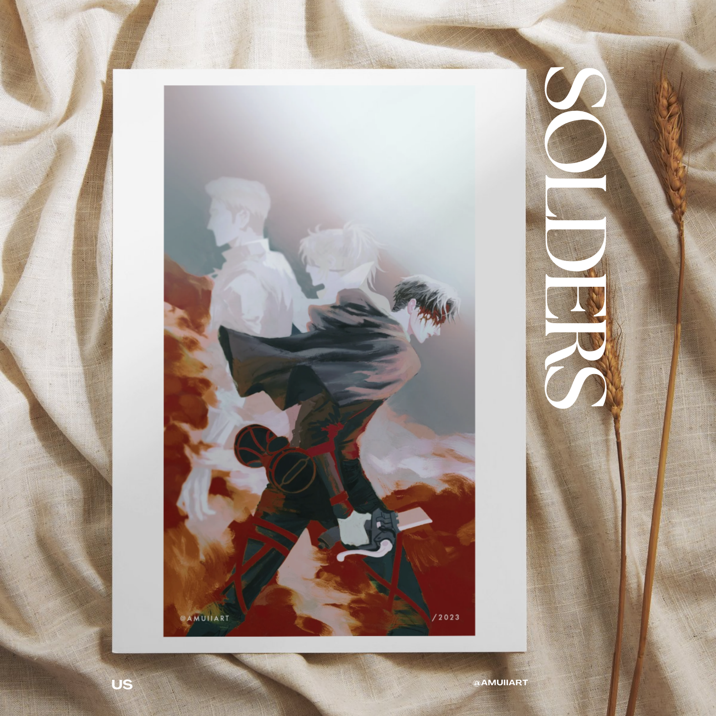 The Akuma Levi - AOT Art Print