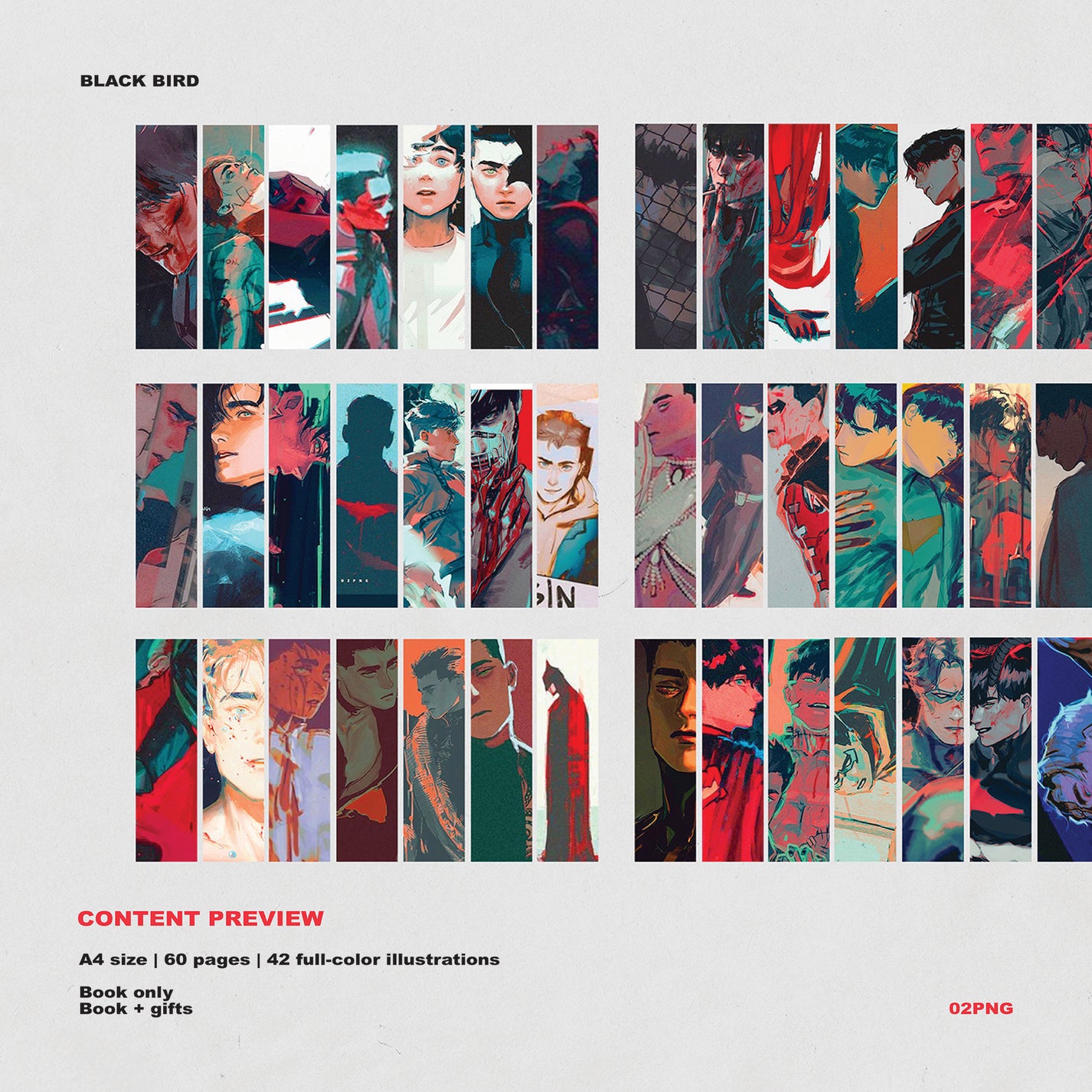 Black Bird – DC Batfam Fan Art Artbook by 02png