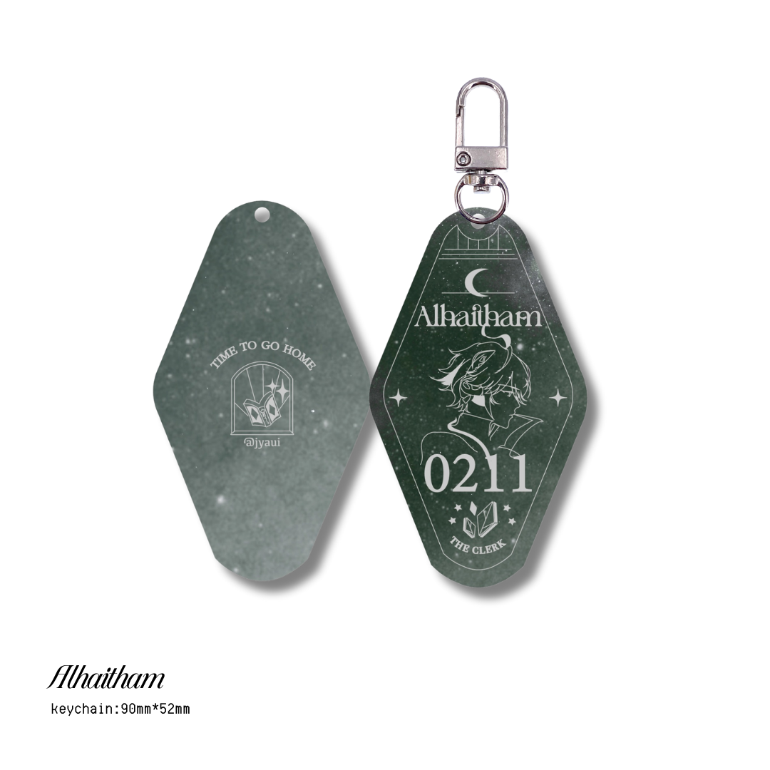 Genshin Impact | Kaveh & Alhaitham Acrylic Motel Keychain