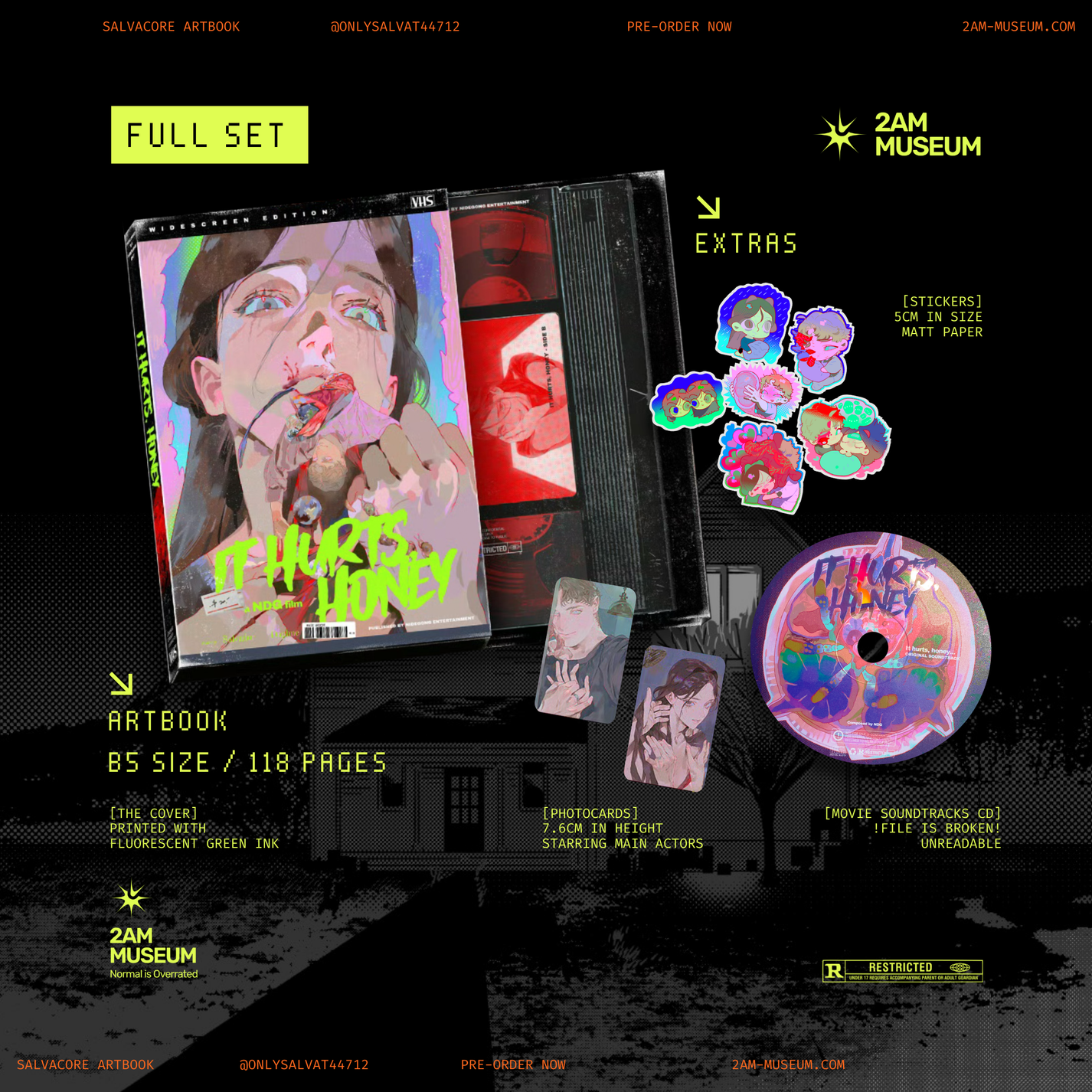 It Hurts, Honey 2nd Edition – Original Illustration Artbook by mgong520 (NDG)