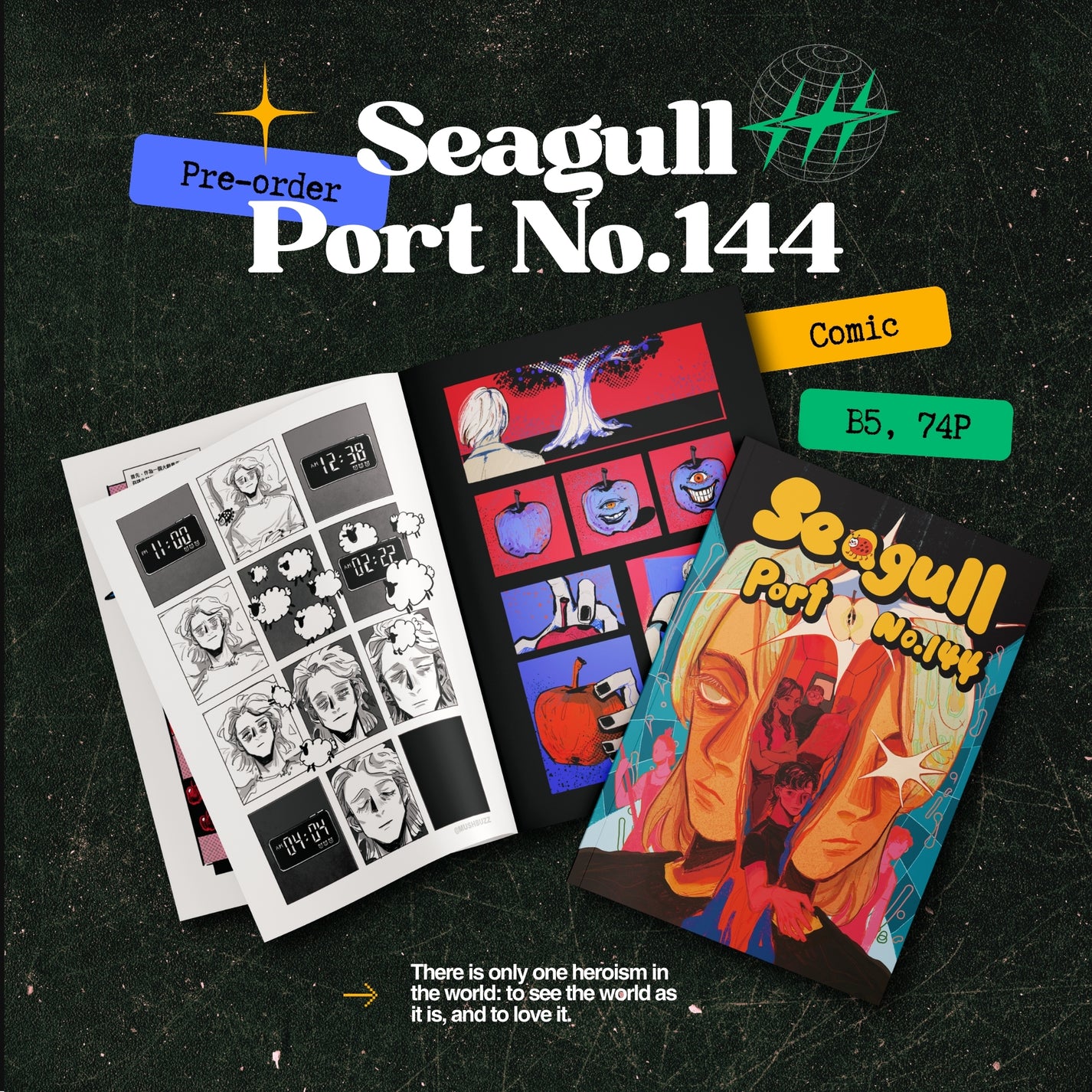 Seagull Port No.144 – Original Comic Book by Mushbuzz
