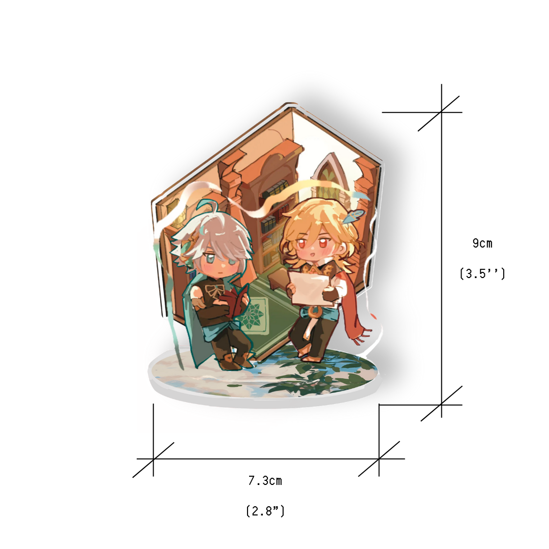 Genshin Impact – Alhaitham &amp; Kaveh Acrylic Standee by Jyill