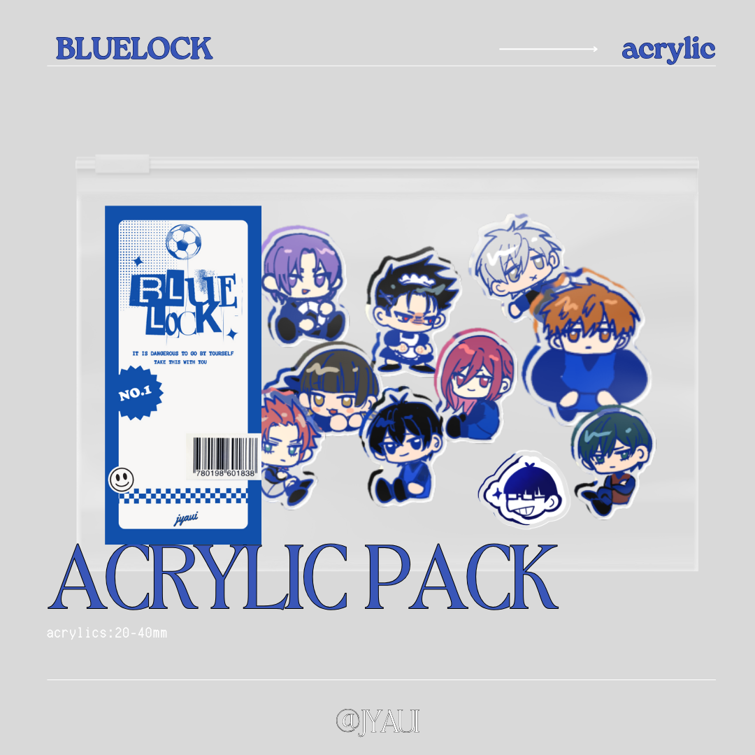 [PRE-ORDER]Bluelock | 12 pieces Acrylic pack