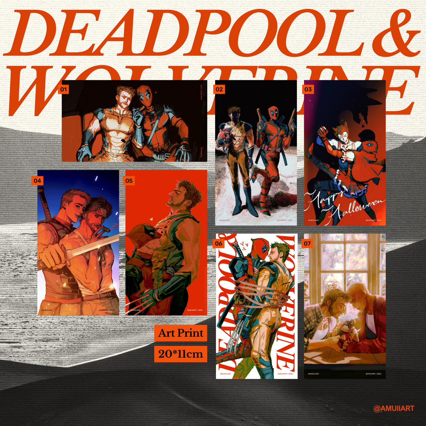 Deadpool &amp; Wolverine Art Prints