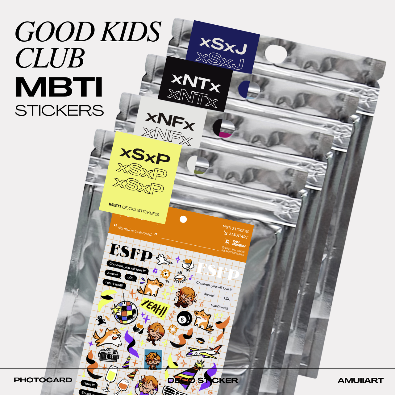 MBTI x GKC Deco Stickers