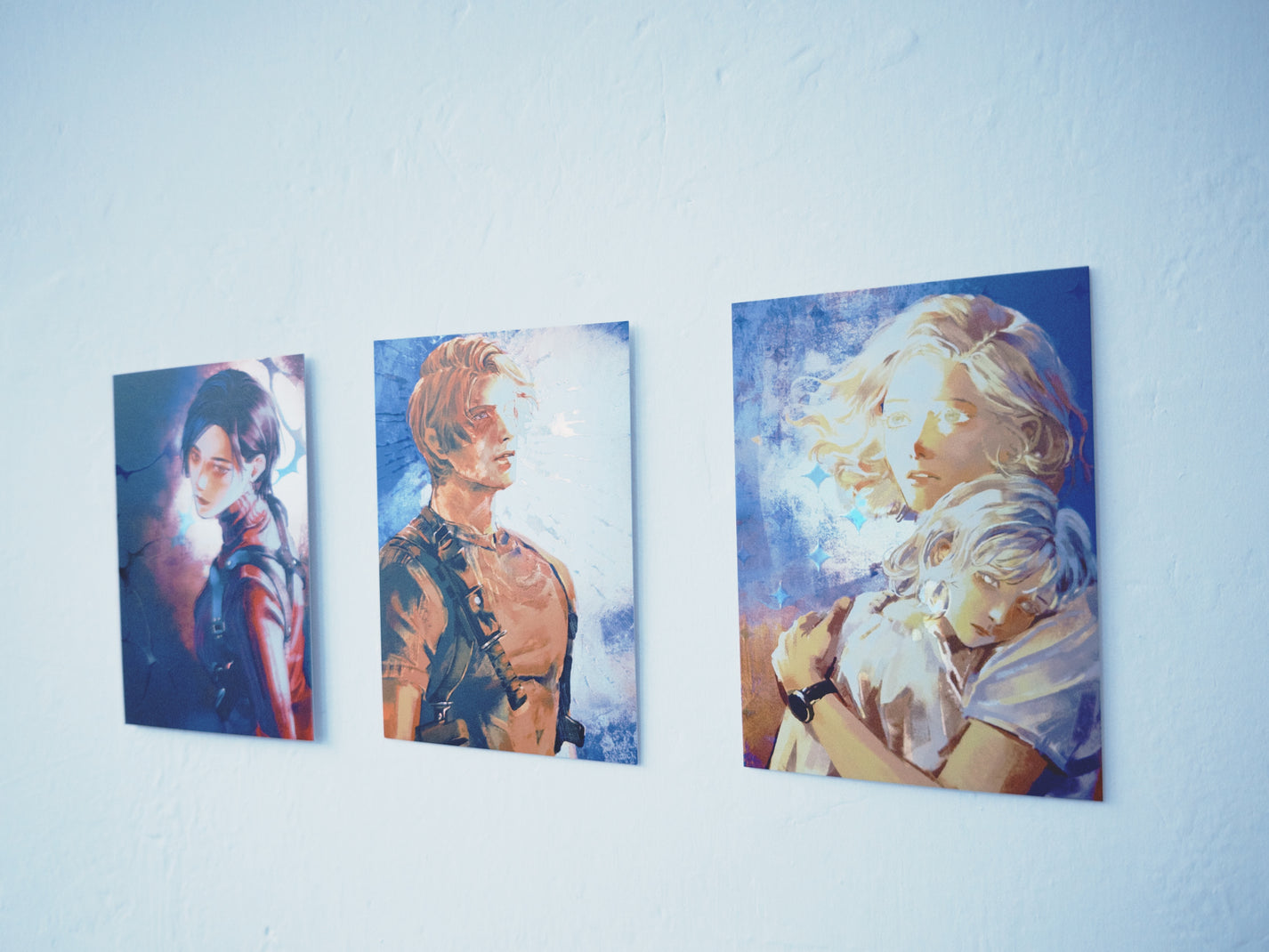 Pre-order/ RE9 /holographic postcard set