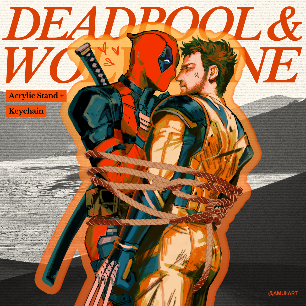 Deadclaws! Hang-in there. / Deadpool + Wolverine charms