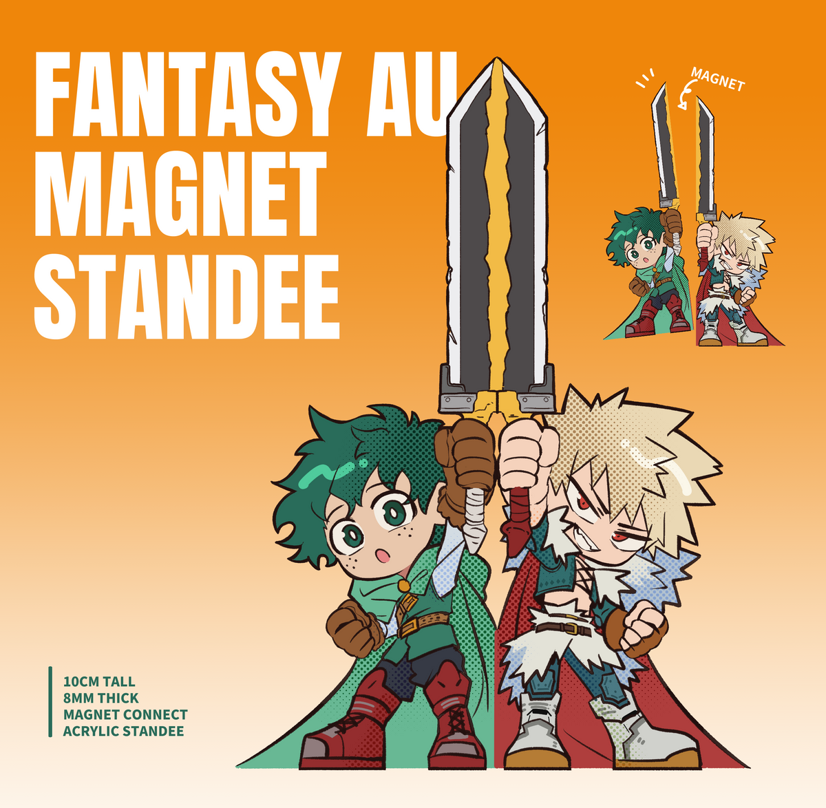 【MHA】Fantasy AU Standee