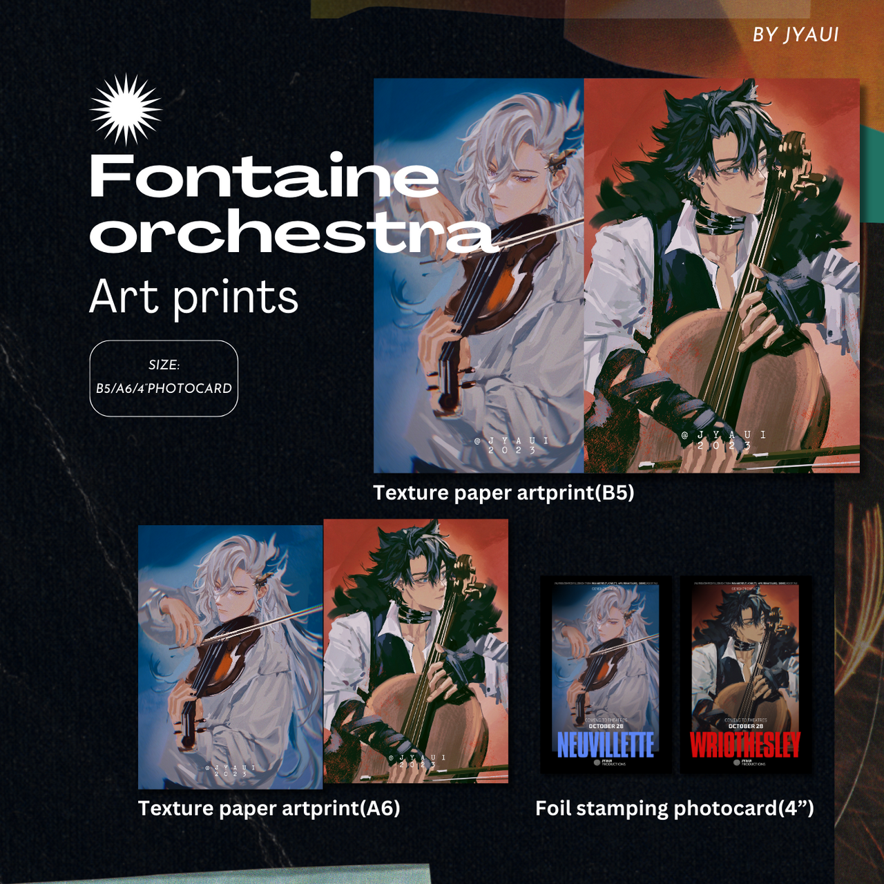 Genshin Impact | Fontaine Orchestra art prints