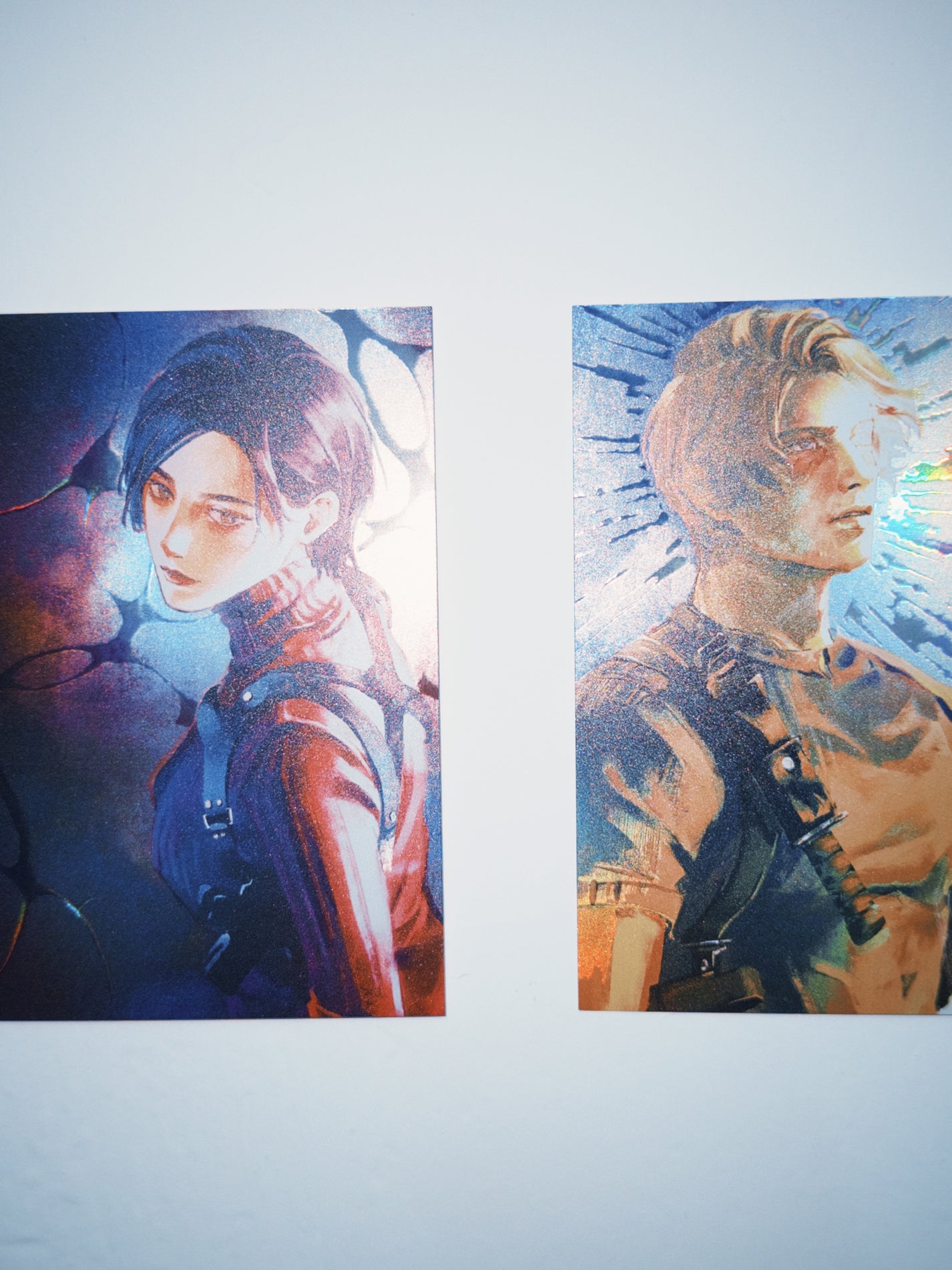 Pre-order/ RE9 /holographic postcard set