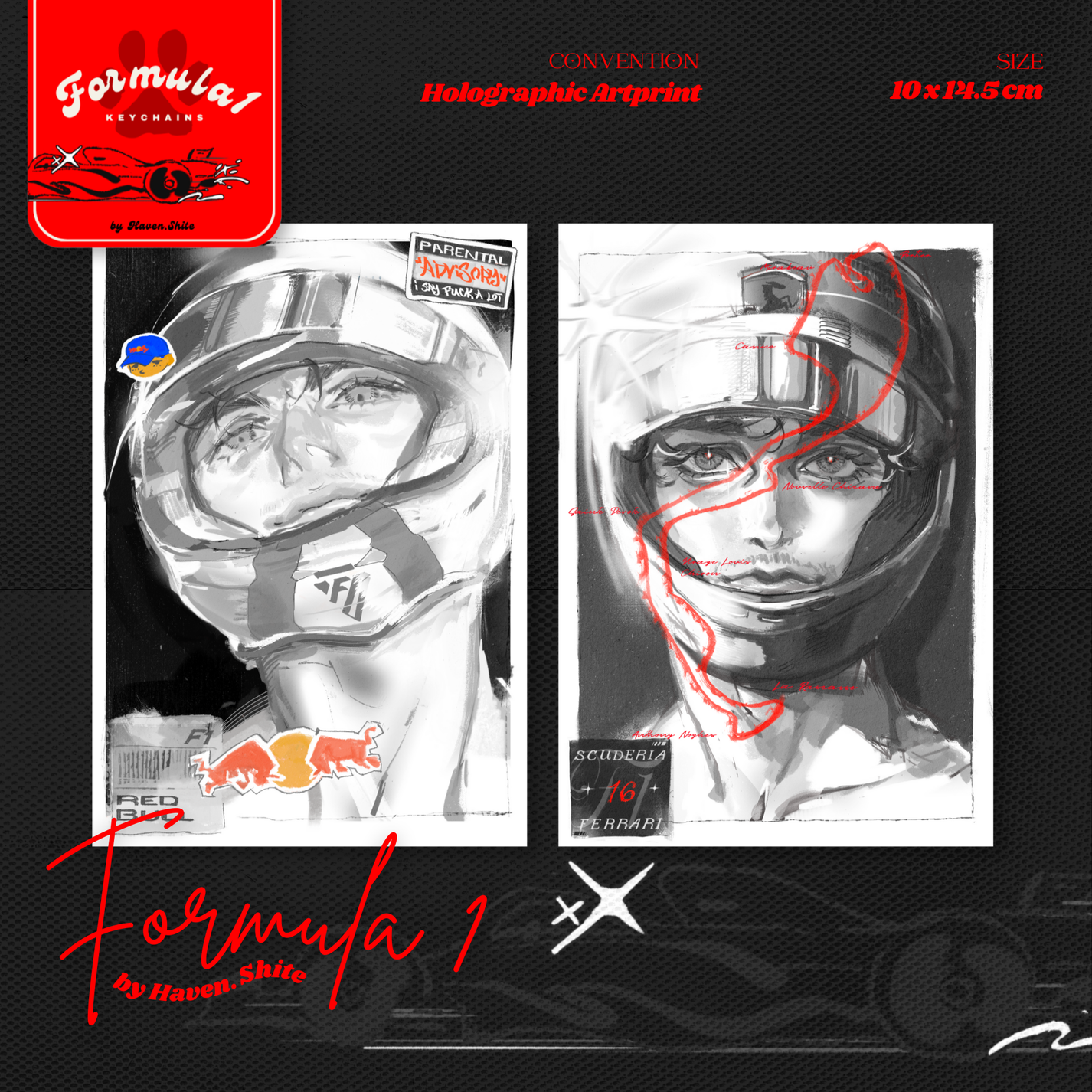 F1 • Holographic Artprint