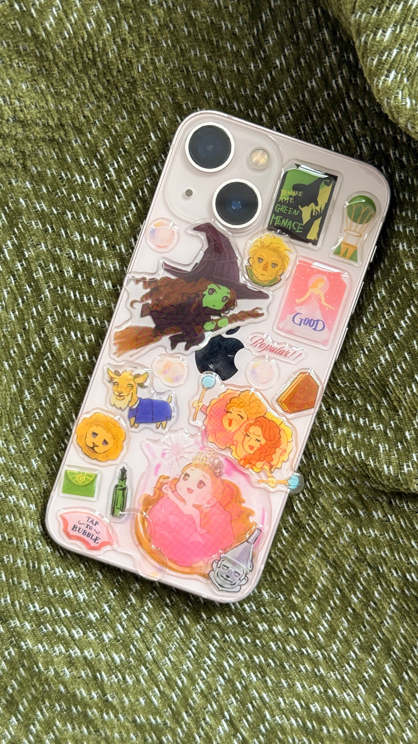 Wicked- domed sticker sheet