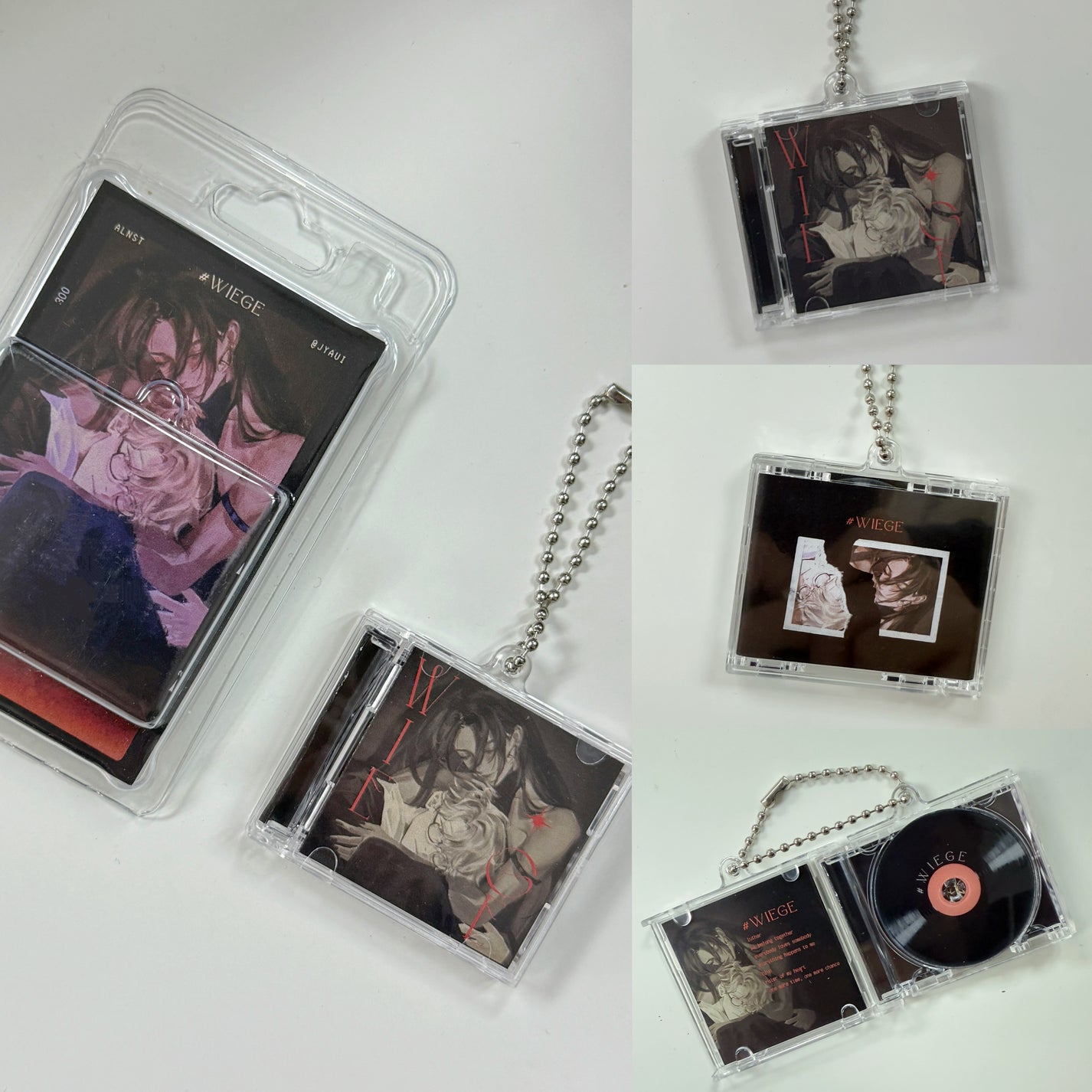 Alien Stage Wiege Mini CD Keychain (NFC) – Fan Art by Jyill