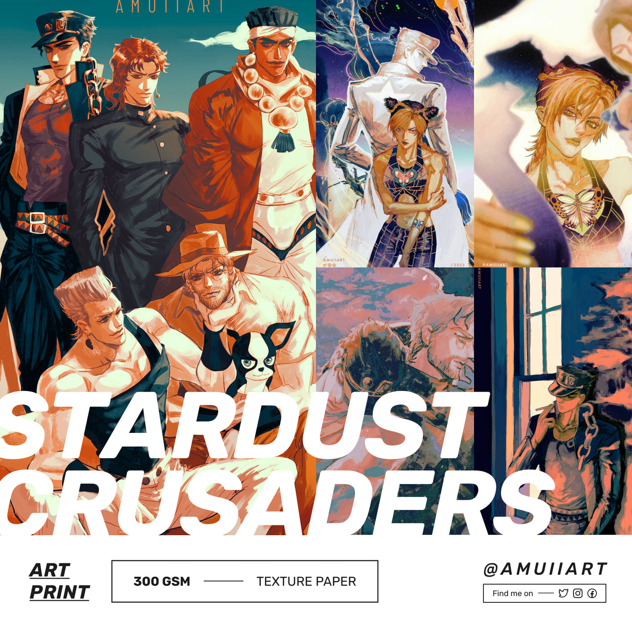 Part 3. Stardust Crusaders / JJBA Art print