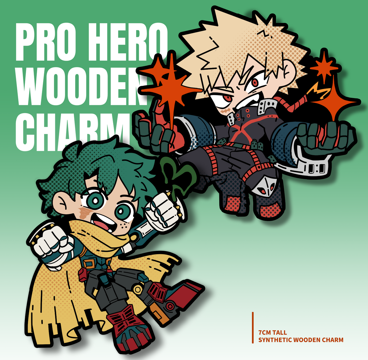 【MHA】Pro Hero Wooden Charm