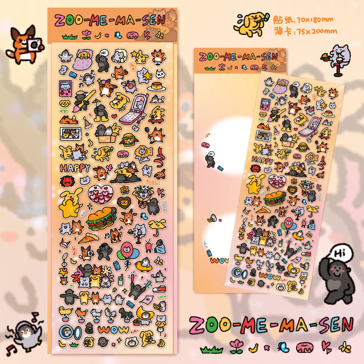 Original design decoration stickers