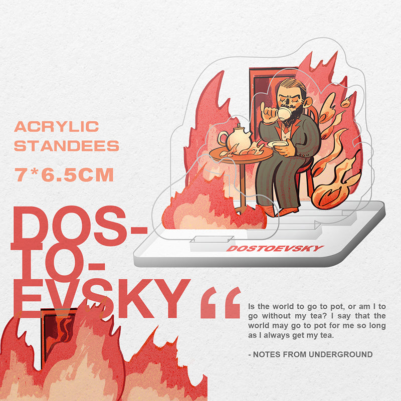 Dostoevsky Acrylic Standees – Brothers Karamazov &amp; Notes from Underground by Mushbuzz