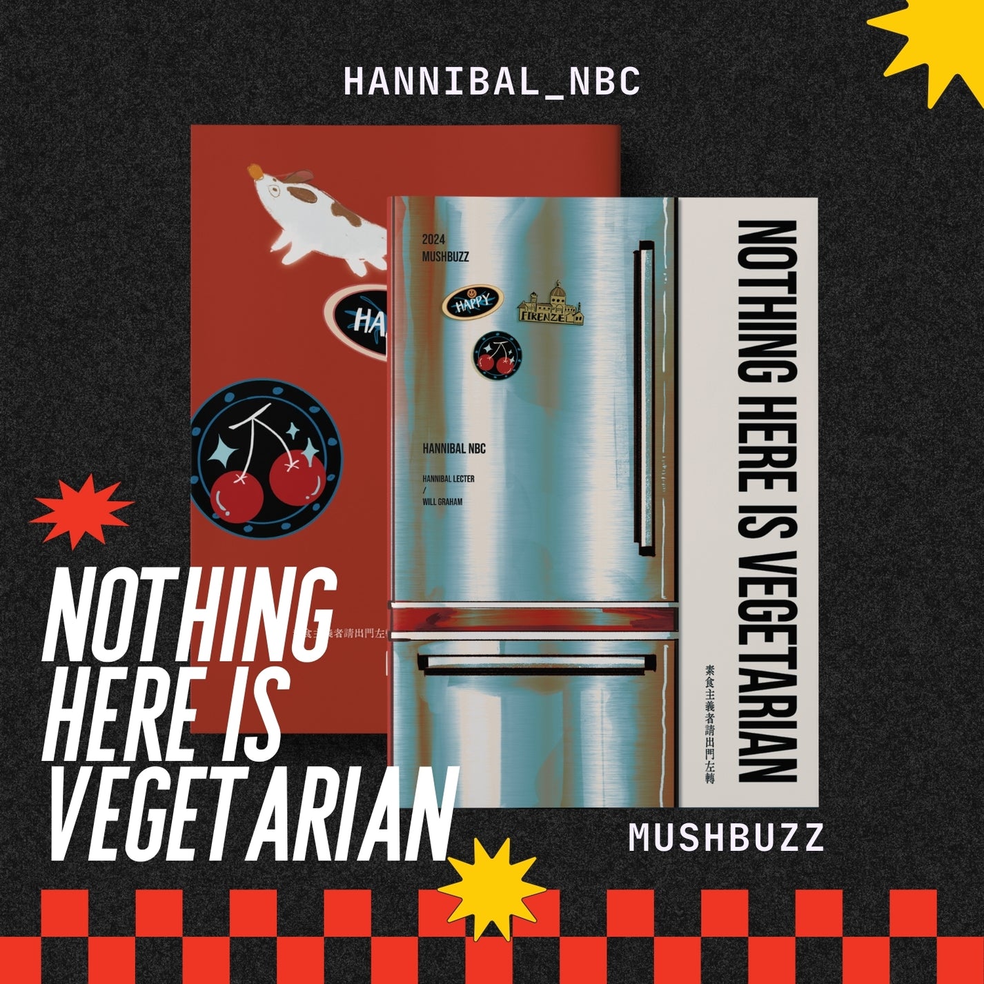 Nothing Here Is Vegetarian – Hannibal Fan Artbook by Mushbuzz