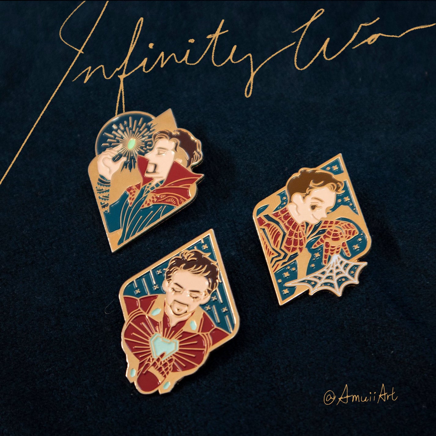 Iron Man Enamel Pin – Marvel Fan Art